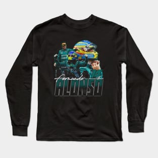 Fernando Alonso Retro Long Sleeve T-Shirt